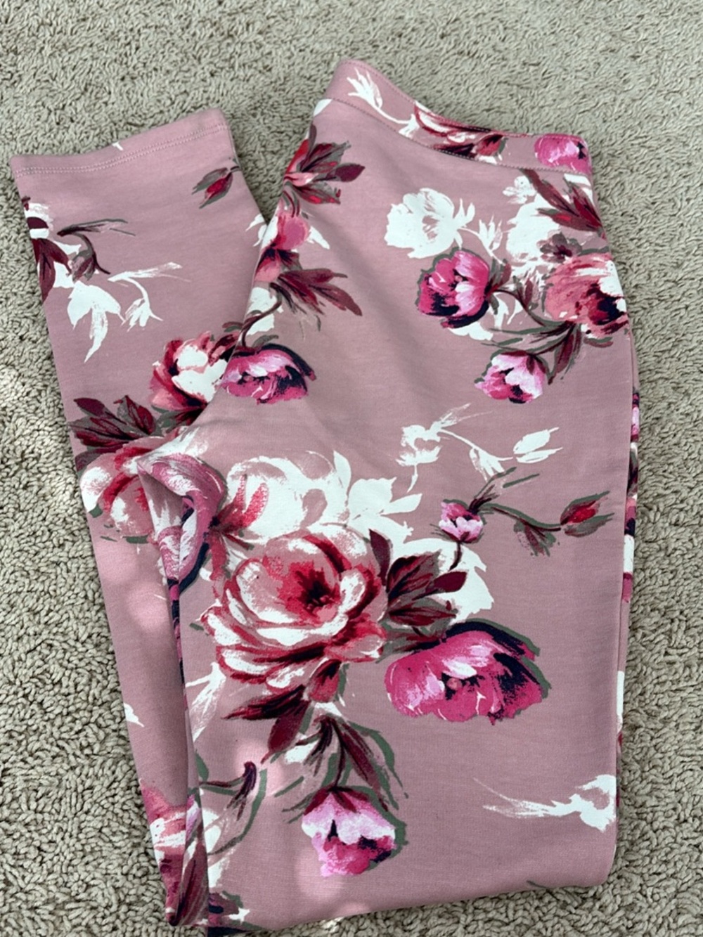 The Children's Place Pink Floral Leggings